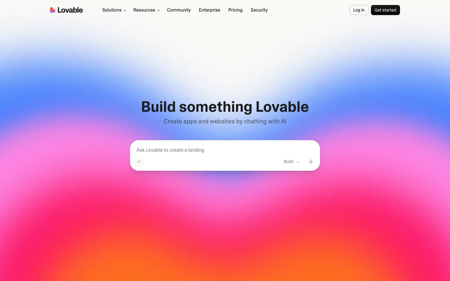Lovable official website, captured 2026-07-28