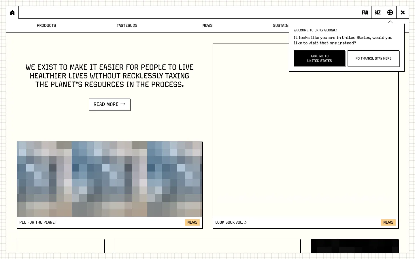 Oatly official website, captured 2026-07-28
